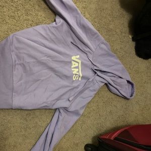 purple vans hoodie